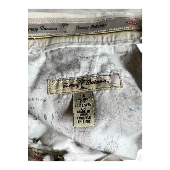 Vintage Tommy Bahama Classic Khaki Trouser Cotton/Silk Blend - Picture 7 of 7
